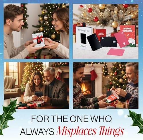 SPOTMINDERS Apple MFi Certified Wallet Tracker for Christmas Stocking Stuffers for Men Gifts for Women Works With Apple Find My Rechargeable 0.07in... - Image 2