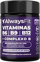 Complexo B Always Fit – Vitaminas do Complexo B com Metilfolato e Metilcobalamina – 60 Cápsulas