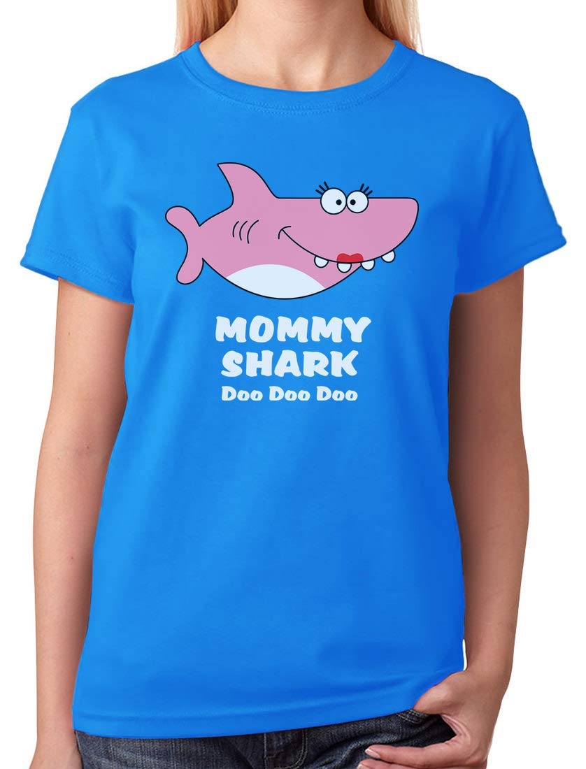 Shark Shirt for Mom Mother's Day Family Mommy Women T-Shirt