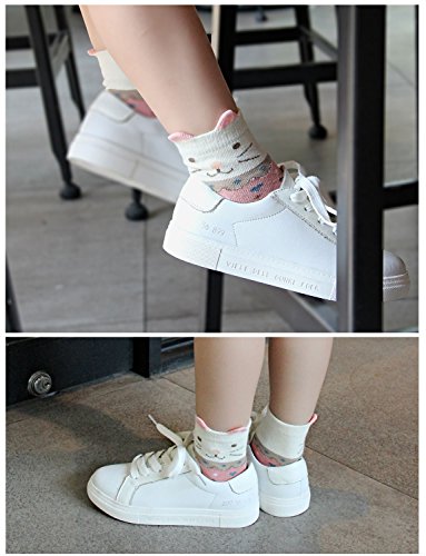 Kinderen Sokken Meisjes Kleurrijke Katoenen Sokken, Kinderen Grappige Sokken Peuter Meisjes Dieren Sokken, 2-11 jaar, 5… - Image 6