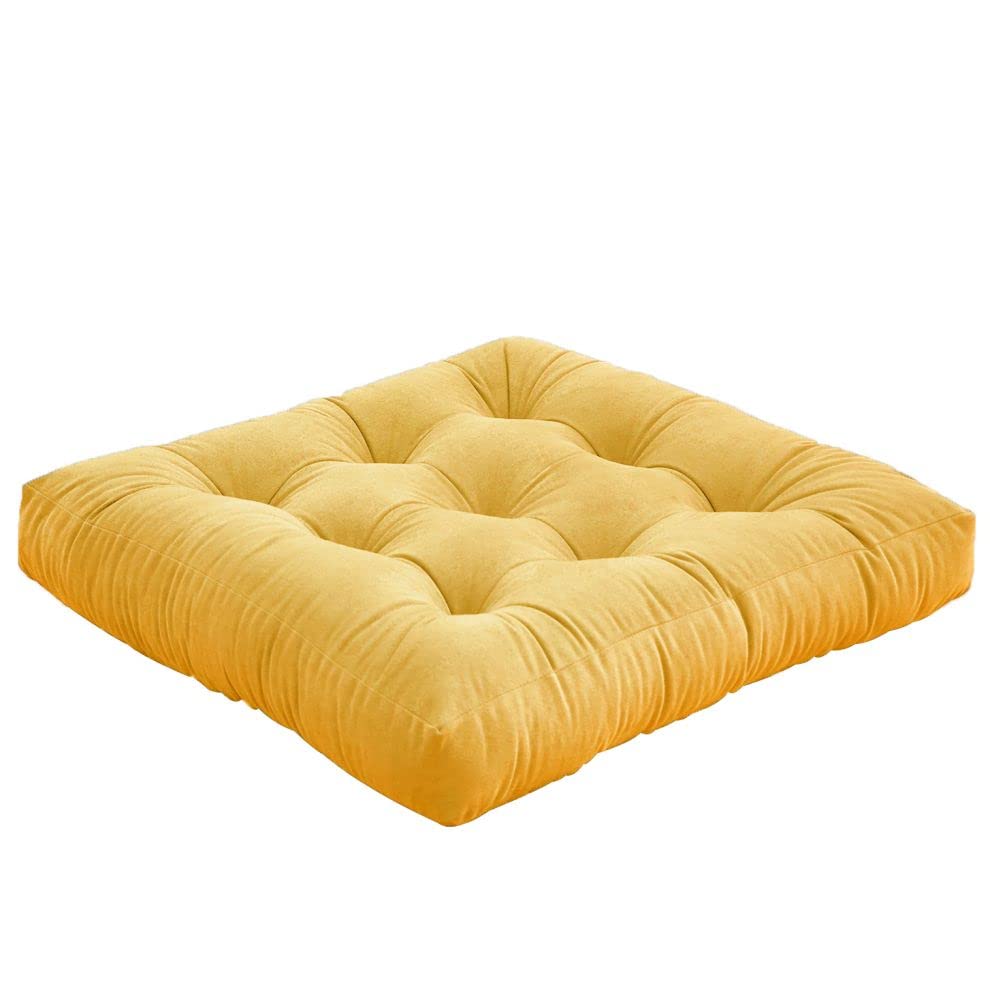 Floor Pillow,Floor Cushions, Meditation Pillow, Floor mat. Solid Floor mats for Indoor and Outdoor,20 * 20 inch Beige