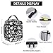 PIUTH Black Camo Lunch Bags For Men Women Boys Girls Reusable Tote Lunch Bags For Office Work School Picnic Camping Thermal Insulation And Cold Preservation