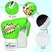KUYOU Kids Boxing Gloves, Pu Kids Children Cartoon Sparring Boxing Gloves Training for Kids Adults (Green, Kids (5-12 Years Old))