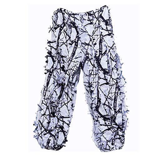 Huenco Outdoor Camo 3D Schnee Wilden Reißverschluss Ghillie Anzug Für Paintball Airsoft Jagd Wildlife Fotografie – Bild 5