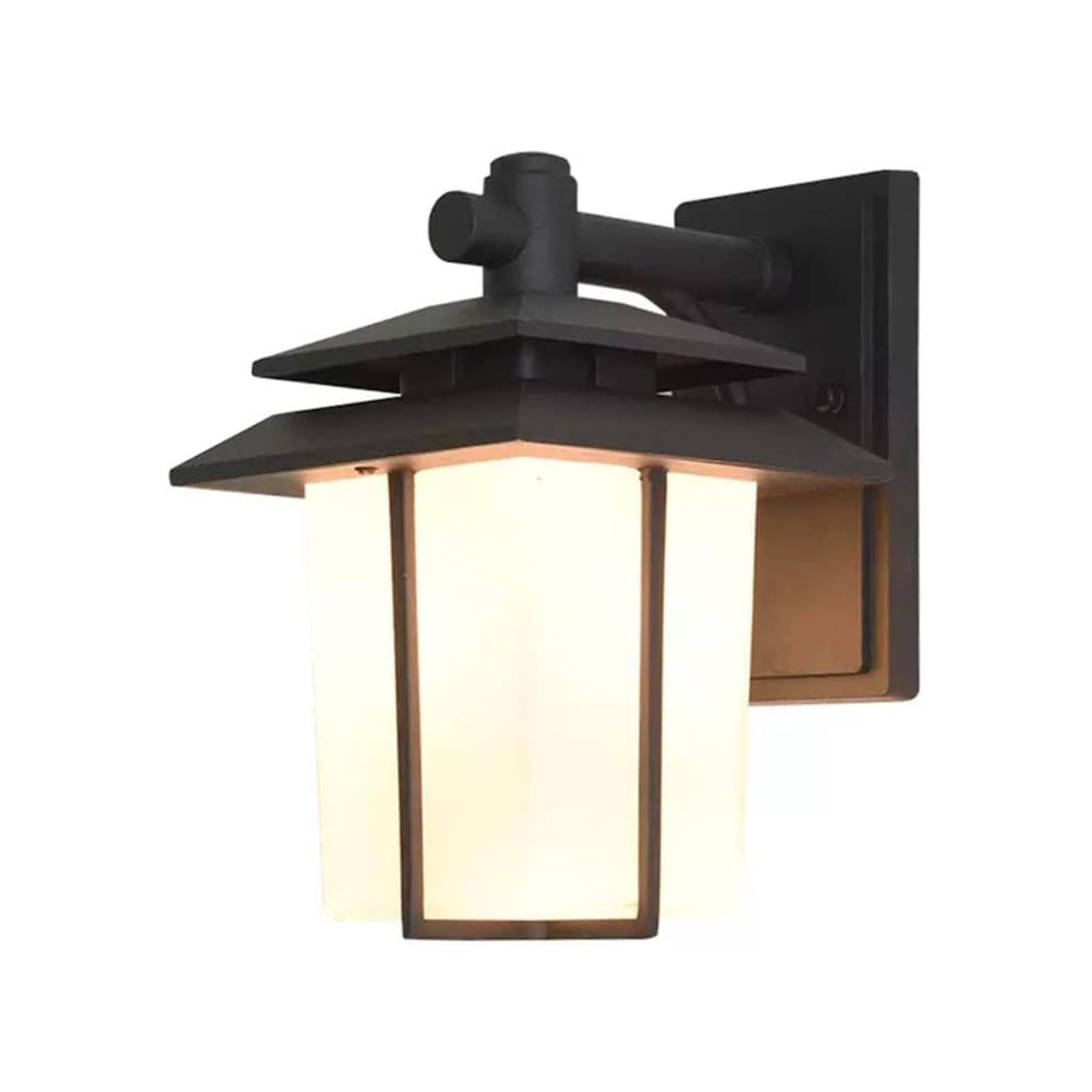 Applique extérieure métal et verre antirouille, luminaire étanche de qualité supérieure