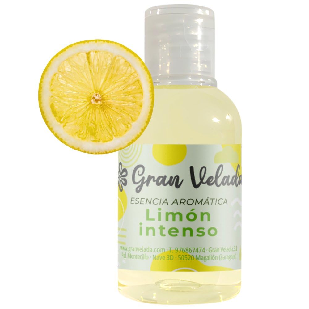 Essenza Intense di Limone | Aroma Agrumi per Cosmetici Artigianali | Uso Professionale | Note di Limone e Tocchi Floreali | 0,04-2% Dose raccomandata