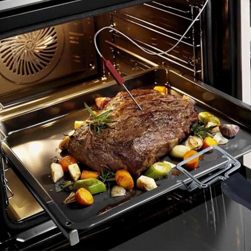 Exqufood Universal-Blechlöser für Elektrobacköfen, Blechgriff, Lebensmittellöser, Isolierter, Backblechlöser