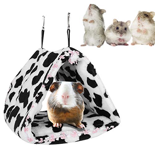 Triangle Hammock Hanging House Hanging Bed, Makkelijk te gebruiken Hamster Hanging Bed, Hamster Hedgehog for Guinea Pigs… - Afbeelding 6