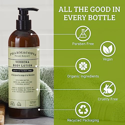 Pharmacopia PHAR-BLTN15 Verbena Body Lotion - Hydrating Natural Moisturizer thumb #4