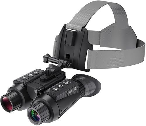Aetheria NV8300 - Gafas de visión nocturna 3D 4K montadas en casco, binoculares engranaje infrarrojo de visión nocturna, telescopio de visión