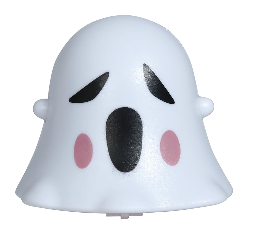 FIESTAS GUIRCA | Ghosts with Wheels (4 cm) - Toy Figures for Trick or Treat and Halloween Decoration - Ideal for Ghost Parties and Celebrations - White and Green