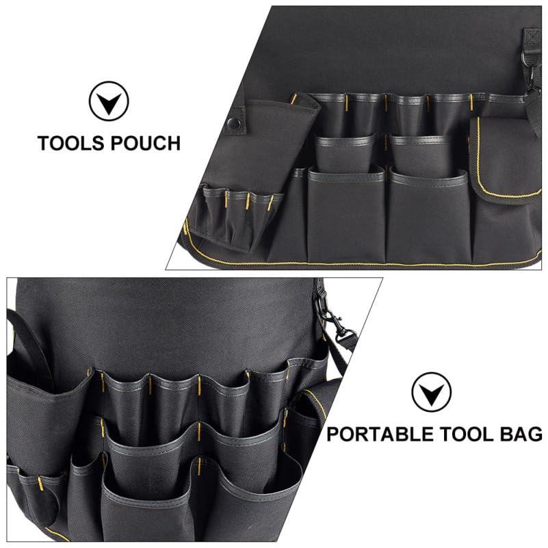 DOITOOL Sacoche à Outils pour Seau - Organisateur Multi-Poches | Convient aux Seaux, Tissu Résistant à l'Usure, Nombreuses Poches Extérieures, Accès Rapide, Idéal Jardinage et Bricolage