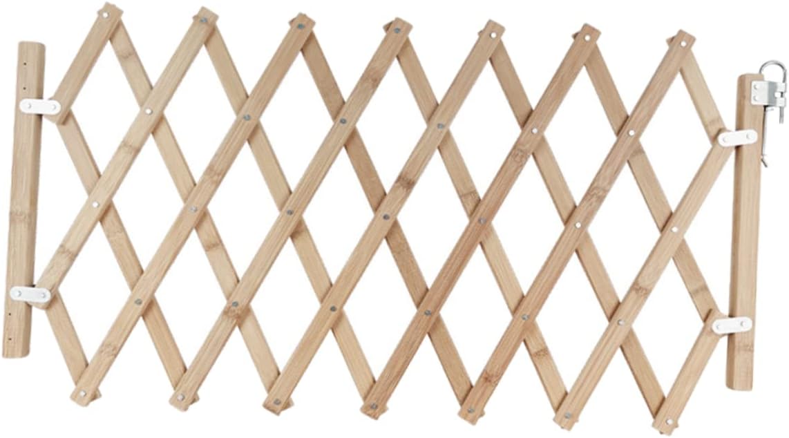 Convenient Pet Safety Gate for Doorways and Stairs Durable Wooden Barrier for Dogs Easy Installation Pet Fence Fits Narrow and Wide Spaces for Home Use
