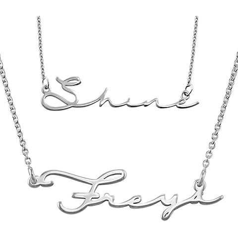 Personalized Choose Your Style Name Necklace - Custom Nameplate Pendant - Dainty Gift for Mom, Grandma, Her, Women - Gift for Christmas, Birthday