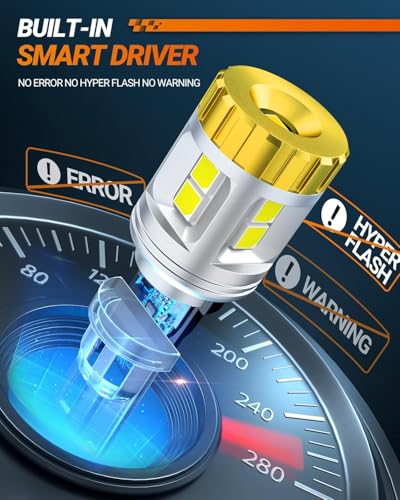 Image of SEALIGHT 921 LED Bulbs Reverse Light 6000K White T15 Backup Light, 1200% Super Bright 912 W16W 906 904 902 922 921 LED Light Bulb for Tail Light Bulb (2PCS)