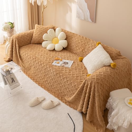 Couverture de canapé aux tons doux et chauds style haut de gamme - 5