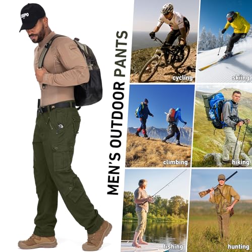 Jessie Kidden B01LQ5P4OY Men'S Bdu Casual Military Pants, Tactical Wild Army Combat Acu Rip Stop Camo Cargo Work Pants Trousers thumb #5