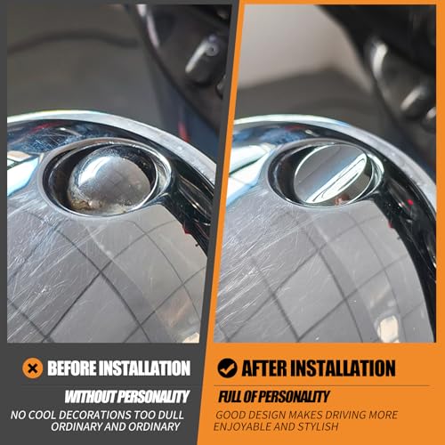 Image of Motorcycle Fuel Door Push Button Gas Oil Tank Cap Latch Kit Fit for Harley Electra Glide Road Glide Street Glide Tour Glide Tri Glide 1992-later (Chrome)