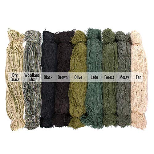 Arcturus Ghillie Suit Thread - Lightweight Synthetic Ghillie Yarn To Build Your Own Ghillie Suit (Dry Grass Mix) #TOP2