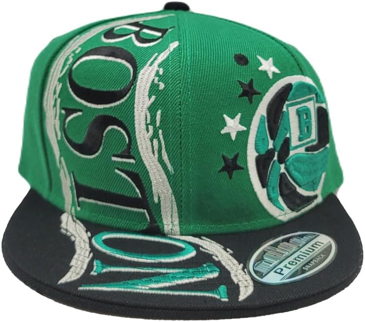 Boston New Leader Premium Hurricane Green Black Era Snapback Hat Cap - Image 3