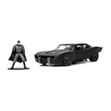 The Batman 1&colon;32 Batmobile Die-cast Car with Batman Figure&comma; Toys for Kids and Adults&comma; Black