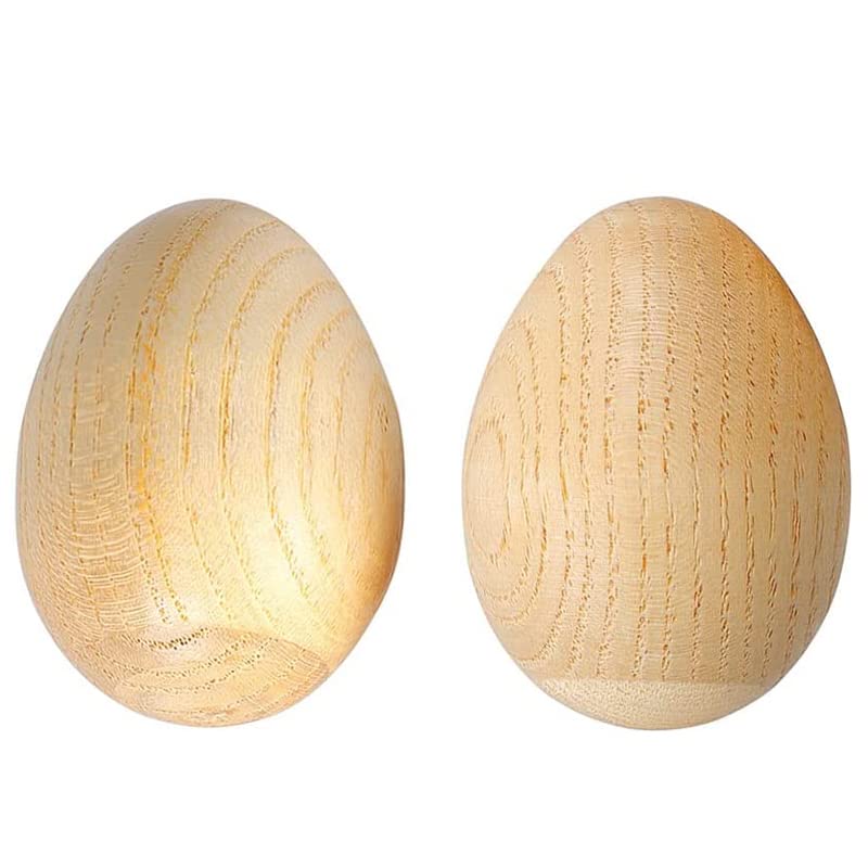 Amazon | エッグシェイカー 木製 2個 卵型マラカス 子供 楽器