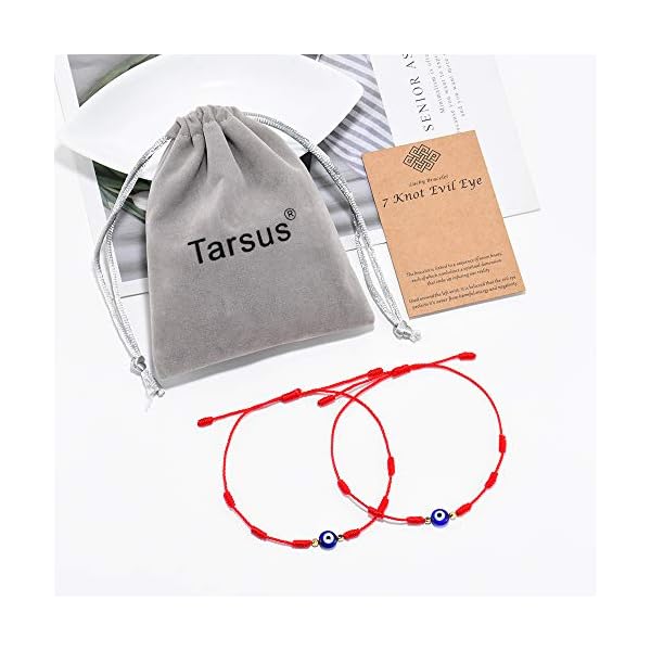 Tarsus-Ver3-Evil-Eye-7-Knot-Lucky-Bracelets-Adjustable-Red-String-Amulet-for-Women-Men-Little-Boys-Girls Tarsus 7 Knots Kabbalah Red String Bracelet Protection Evil Eye Bracelets for Women Men