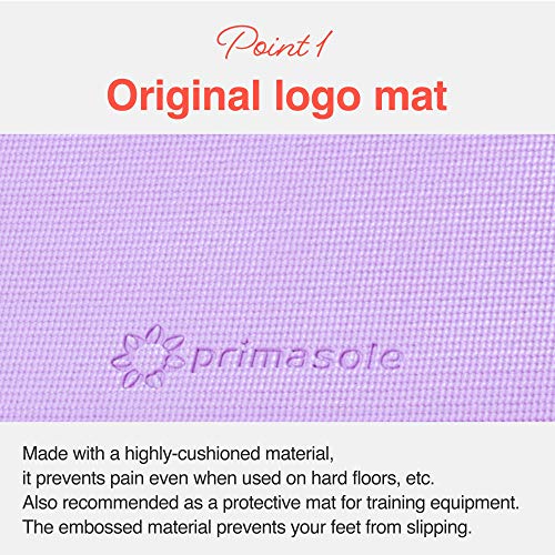Primasole Yoga Mat With Carry Strap For Yoga Pilates Fitness And Floor Workout At Home And Gym 1/4 Thick (Quartz Purple Color) Pss91Nh004A #TOP1