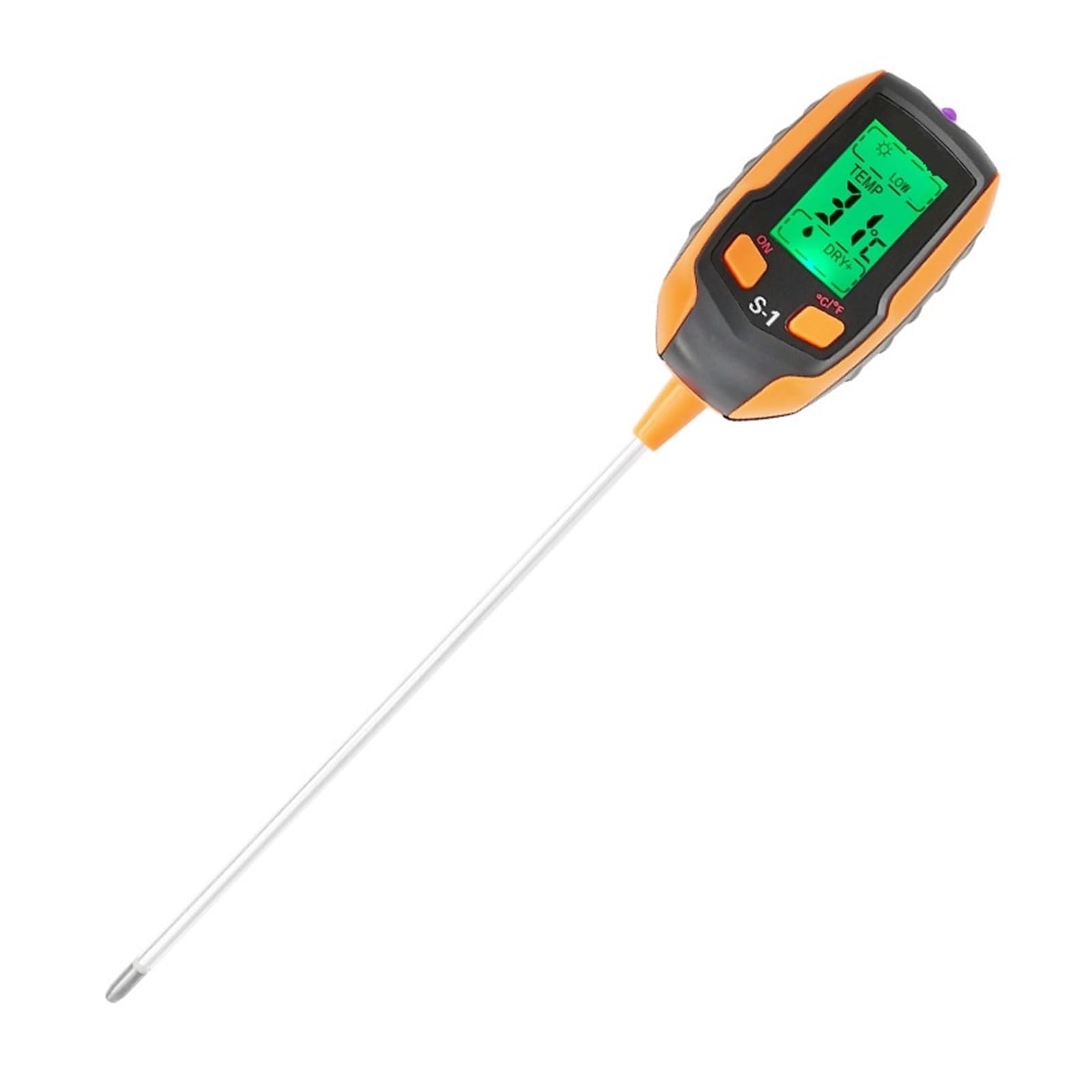 Medidor de humedad del suelo Medidor De PH Del Suelo, Medidor De Humedad Del Suelo 4 En 1, Medidor De Humedad De Plantas Digital Con PH/temperatura/luz, Medidor De Humedad Del Suelo Fiable y Preciso