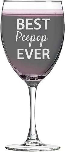 Miniatura 350 de Best Meme Ever - Vaso de vino con tallo de 10.5 onzas grabadas con láser, transparentes, sin plomo, grabadas a mano, para regalo, cristalería