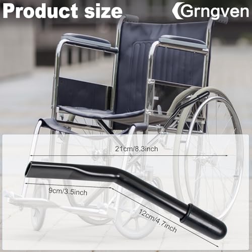Image of 2 Pcs Wheelchair Brake Extenders, 8.3 Inch Handle Extenders Accessories