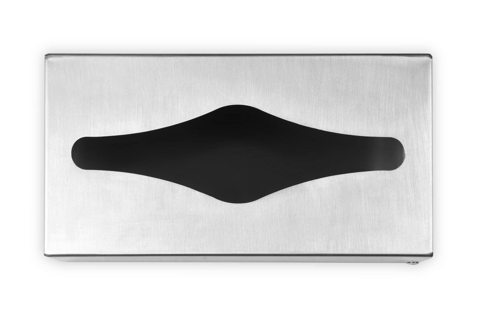 SemyTop Distributeur de boîtes cosmétiques en Acier Inoxydable, Robuste et Stable, 233 x 123 x 58 mm, Support de Haute qualité pour lingettes cosmétiques