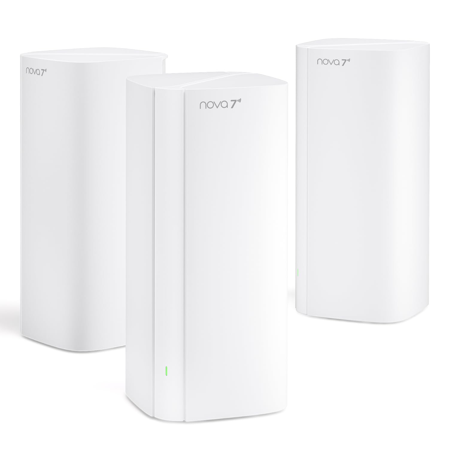 Tenda WiFi 7 Mesh System BE5100 Dual-Band Mesh WiFi for Home, Covers Up to 6,600 Sq. Ft., 1×2.5G + 2×1G Ports, Supports 160+ Devices, MLO, VPN, Ethernet Backhaul, Seamless Roaming - ME6 Pro(3-Pack)