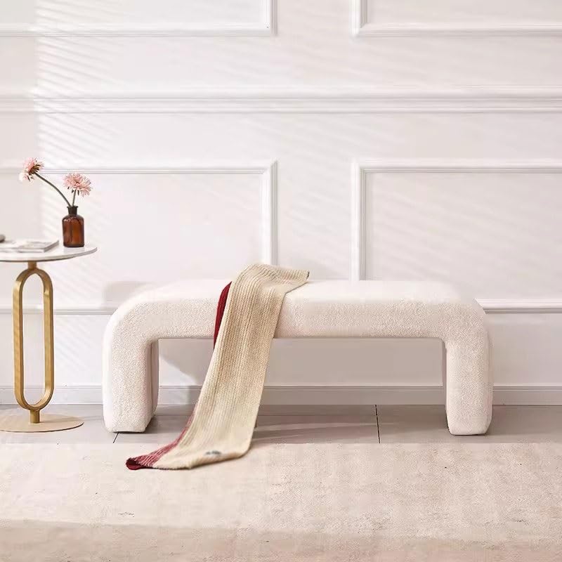 Banc long tabouret d'entrée multifonctionnel en bois compact - 2