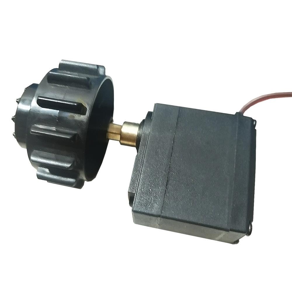 Aggiornamento for servo motore Huina 1550/1592 con albero in metallo for parti di escavatore 1/14 RC
