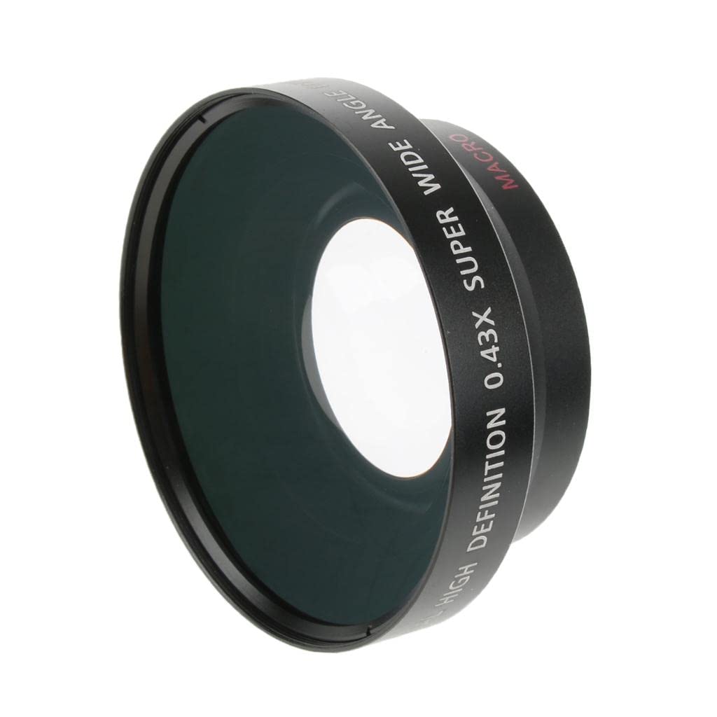 Objectif Convertisseur Grand Angle et 62 Mm 0,43x pour Appareils Photo Numériques DV 0,43x67