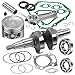 Engine Top End Rebuild Kit Crankshaft Connecting Rod STD Piston & Gasket Seal For YAMAHA Golf Cart G11 G16 G20 A 1996-2002