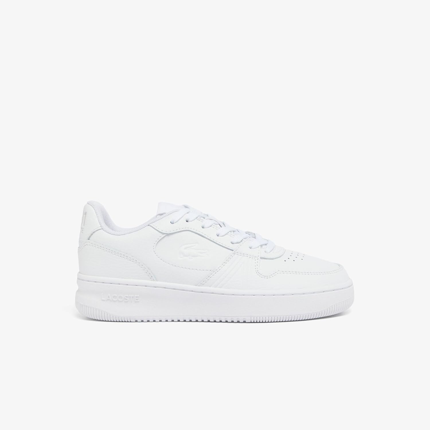 Lacoste Womens L001 Set Sneaker, WHT/WHT, 5 - Image 5