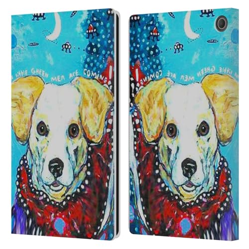 Protection cuir Amazon Fire Max 11 finition haut de gamme Mad Dog Art