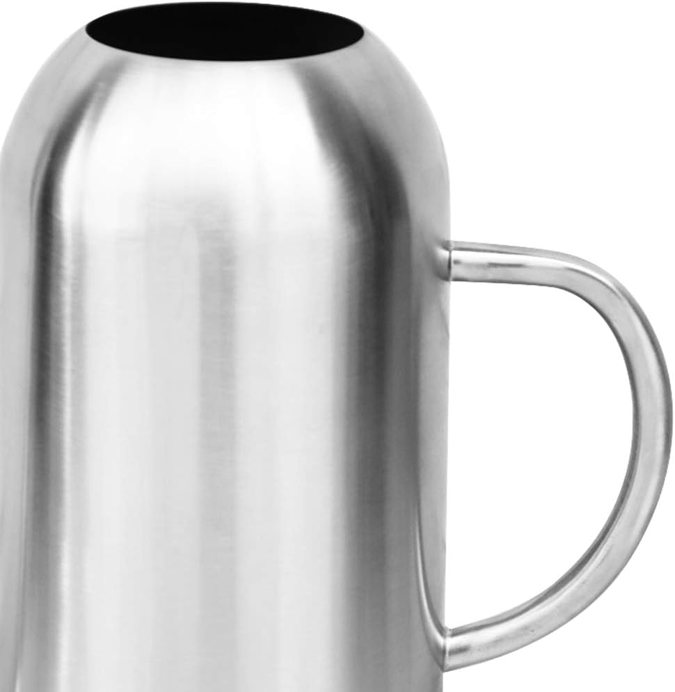 Fasmov Stainless Steel Watering Can with Long Spout Modern Style Watering Pot, 53oz/1.5L