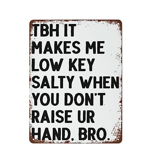 Letrero de metal para sala de estar, baño, gimnasio, regalo para amigos, familia, dama, 12 x 16 pulgadas