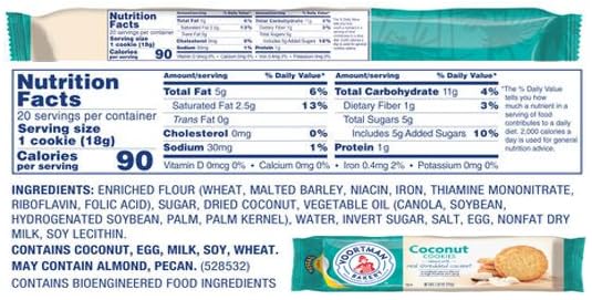 Miniatura 2 de Galletas de avena Galletas de mantequilla Chips de chocolate con brownie de dulce de azúcar Coco Molino de viento Galletas Voortman de avena y