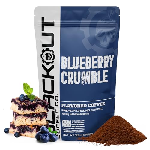 Blackout Coffee Blueberry Crumble