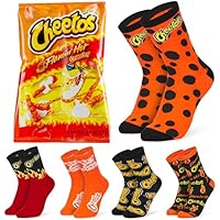 Cheetos Calcetines Divertidos, Pack de 5 Calcetines Calentitos