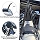 Motorrad Abnehmbare Sissybar Rückenlehne Beifahrer 22 Zoll Zweck Sitz Rückenlehne Kissen Verstellbar Klappbar Abnehmbar für Touring Street Glide Electra Glide Road Glide Road King 2009-2024