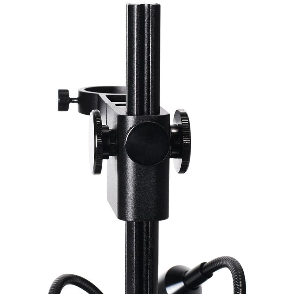 DREAWOO Alloy Aluminum Microscope Camera Bracket Table Stand with ?35mm ?40mm ?50mm Ring