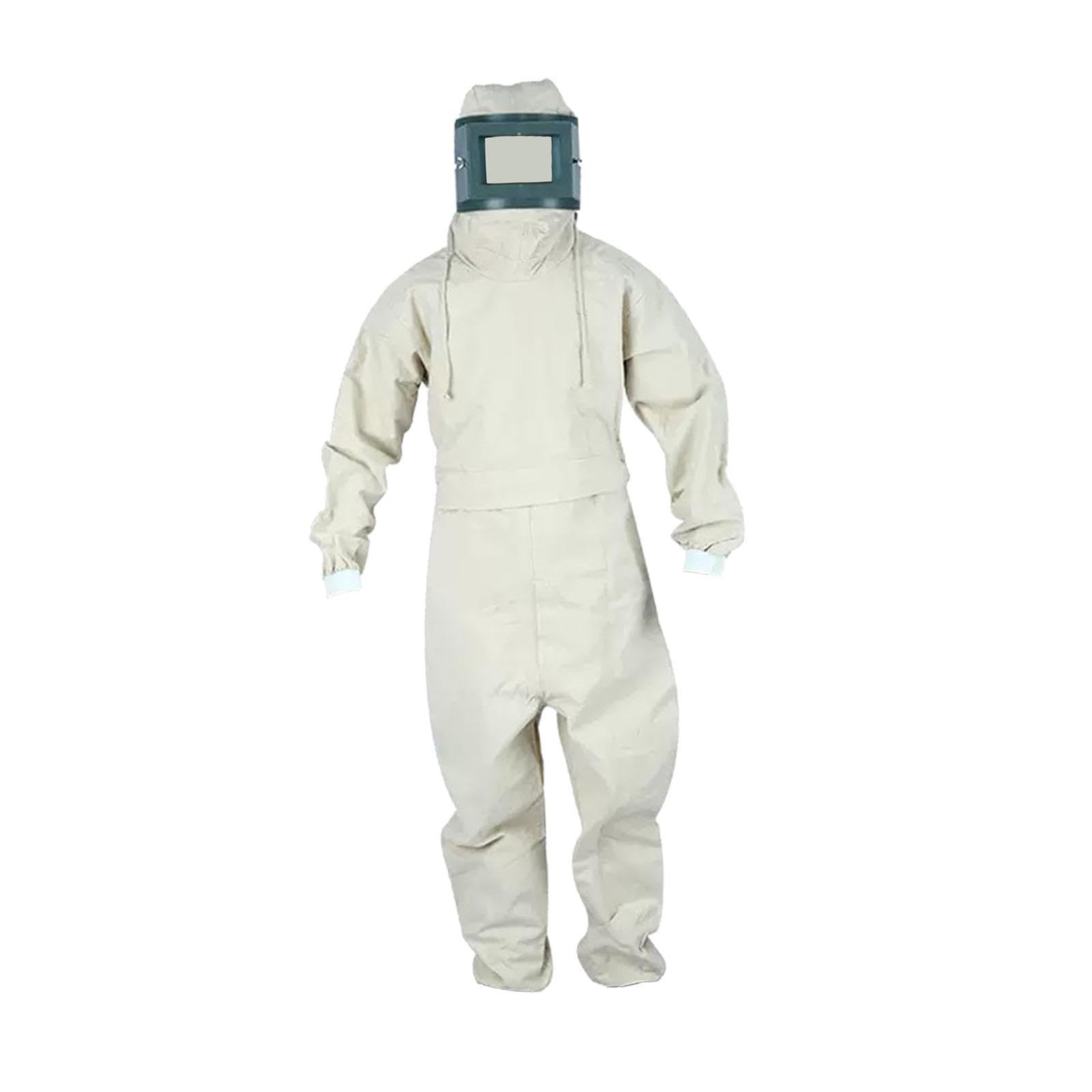 Combinaison de Sablage, Combinaison de Travail, Combinaison de Peinture En Aérosol Légère, Vêtements de Sablage, Vêtements de Protection pour Le Trava, beige