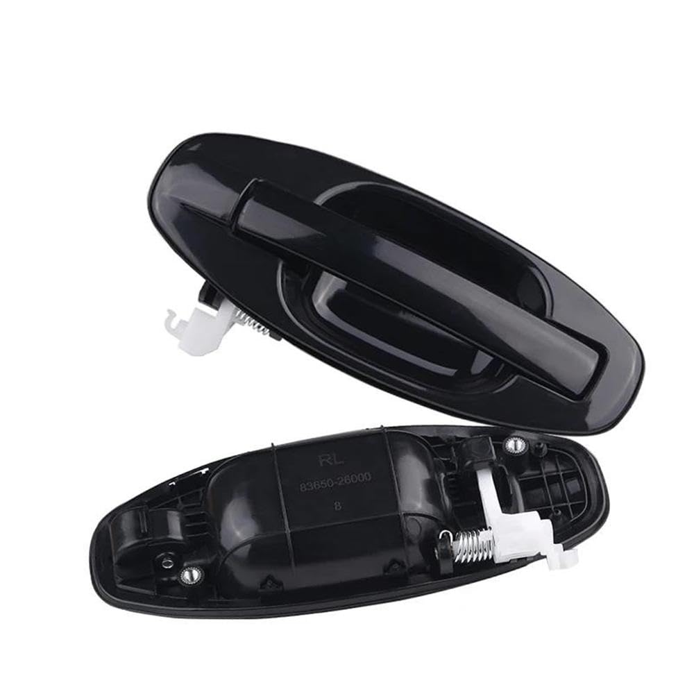 SXQPOCAR for Hyundai Santa 2001-2006 82650-26000 82660-26000 Exterior Door Handle 4 Doors Replacement Parts(Back Left)