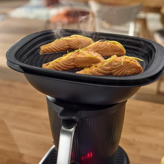 NUOVO Bimby TM7 Robot da Cucina Multifunzione - BIMBY ORIGINALE - Design Elegante, Schermo Touch 10", 10.000+ Ricette Italiane Cookidoo, Cottura a Vapore Varoma