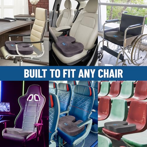 image for Everlasting Comfort Doctor Recommended Memory Foam Seat Cushion for Of